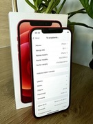 iPhone 12 Czerwony Red 64GB oryginalny piękny