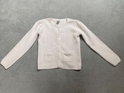 GYMBOREE Biały sweterek dla dziewczynki rozmiar M (7-8)