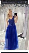 Sukienka  Niebieska Balowa /okazyjna 