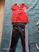 Komplet na lato adidas dla dziewczynki 
