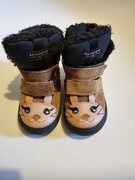 Buty zimowe dla dziewczynki Mrugała śniegowce 24 ocieplane