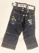 Spodnie Jeansowe Dziecięce 86 G-Star Raw z paskiem Nowe