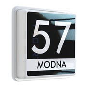 Nowoczesny numer domu PODŚWIETLANY LED tabliczka adresowa M1 dom budynku