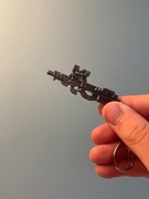 Brelok P-90, dla graczy, militaria, na Prezent, dodatek do kluczy lub torby