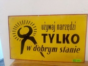 Tablica blaszana BHP 