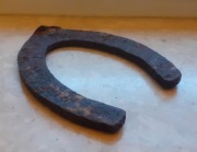 STARA PODKOWA NA SZCZĘŚCIE. XXL 18/15 CM.DUŻY FART