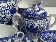 Japońska porcelana serwis 6 osób I poł. XXw. Duży zestaw