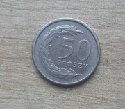 Moneta 50 groszy  z 1991 roku