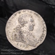 1/12 talara (Dwugrosz wikariacki) 1792, Friedrich August III, Saksonia