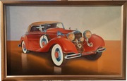 M&M Mercedes 200 z 1936 r. 108x70 cm