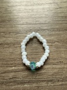 Pierścionek z koralików szklanych