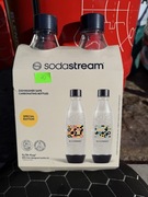Granatowe butelki sodastream 2x1L