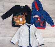 Bluzy rozmiar 92 Spiderman i inne.