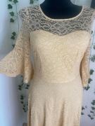 Sukienka koronkowa Dress Tells vintage rozmiar XL