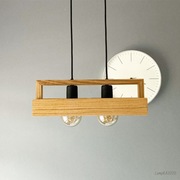 Lampa wisząca drewniana BOX40