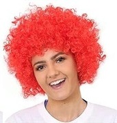 Peruka Afro Loki Róż cukierkowy