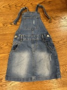 Spódniczka 152cm dżinsowa ogrodniczka