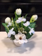 Stroik/ wiązanka na cmentarz,  wiosenna obciążona