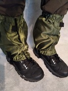 Nowe krótkie stuptuty – ochraniacze/getry na buty trekkingowe khaki