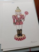 Akwarela,Dziadek do orzechów 