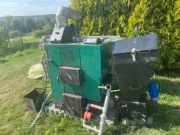Piec kocioł 24 KW z podajnikiem