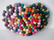 Zestaw podkładek Nepal filc