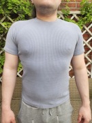 Zara T-shirt męski koszulka męska prążkowana cotton r. S