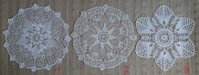 Serwetka szydełko bawełna rękodzieło ok. 30cm