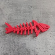 Keyrambit ryba kolor czerwony 