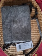 Torebka  czarna skóropodobna wężowa Vero Moda 