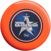 Profesjonalne frisbee DISCRAFT ULTRASTAR| Orange Center 175g USA Ultimate