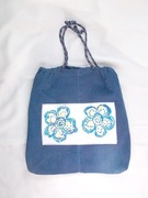 dżinsowa torba na zakupy, mocna torba a4, eko torba z dżinsu