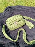 Torebka Pufka z przędzy 