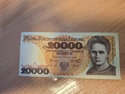 Banknot PRL Polska 20000 Maria Skłodowska-Curie Seria E oryginał