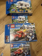 Puste pudełka lego 60137, 60283 + instrukcje 