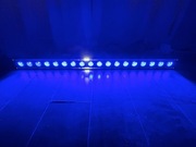 Uking Listwa RGBW LED DMX Światło sceniczne + Białe Strobo 120W