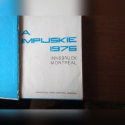 Album z igrzysk letnich i zimowych 1976 r. 