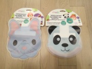 Melli wielorazowe torebki strunowe na żwyność 6 szt zwierzątka prezent