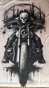 Koszulka, t-shirt męski motocyklowy z nadrukiem, r XL-nowa bez metki
