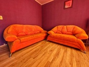 2 sofy w komplecie do salonu 