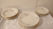 Zestaw talerzy Bavaria Elfenbein porcelana