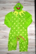 132^ żaba Kermit strój przebranie piżama 13/14 Lat_ 158/164