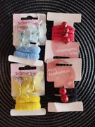 Spinki gumki biedronki dla dziewczynki zestaw