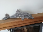 Delfin amigurumi szydełkowy