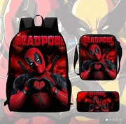 Zestaw Deadpool 3w1 plecak torba na ramię piórnik 3w1 NoWy