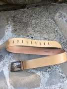 Pasek skorzany belt vintage SOBIESKI design premium damski
