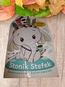 Kolorowanka Słonik Stefek