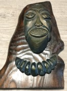 Afrykańska  rzeźba  maska 25x17