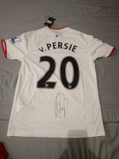 Koszulka Manchester United Robin van Persie z autografem 