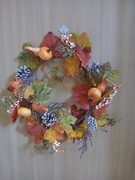 Wieniec jesienny na drzwi